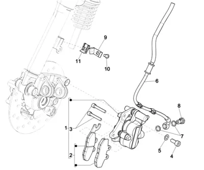 Front brake system