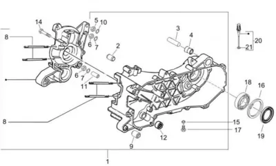 Engine casing