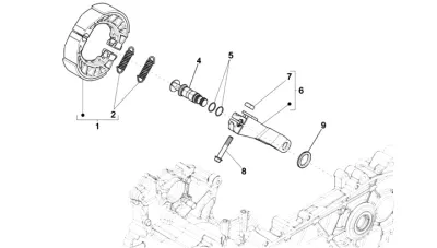 Rear brake shoes