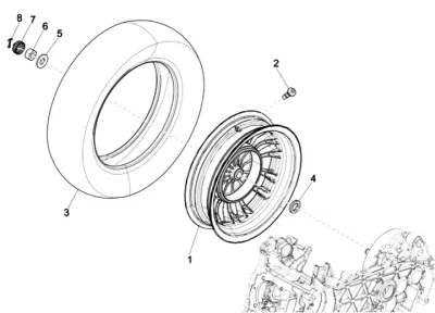Rear wheel