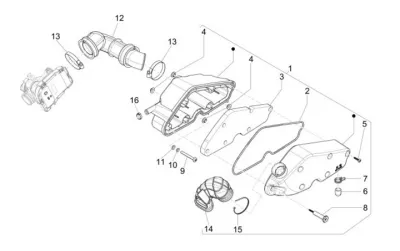 Air intake filter