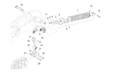 Rear shock absorber