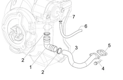 Secondary air housing