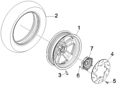 Rear wheel