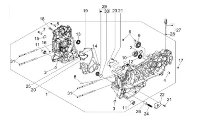 Engine casing