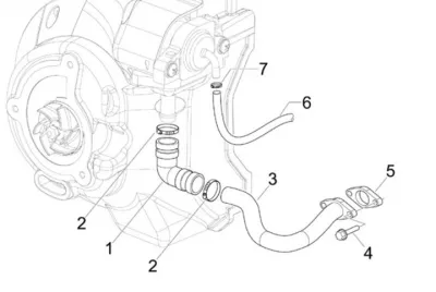 Secondary air housing