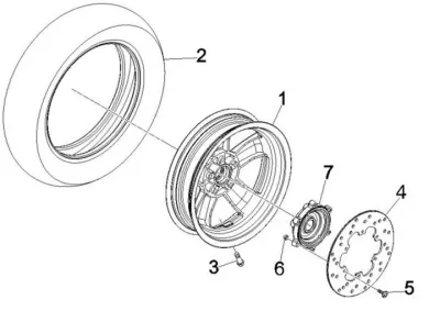 Rear wheel