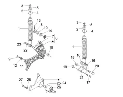 Rear shock absorber