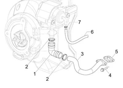 Secondary air housing