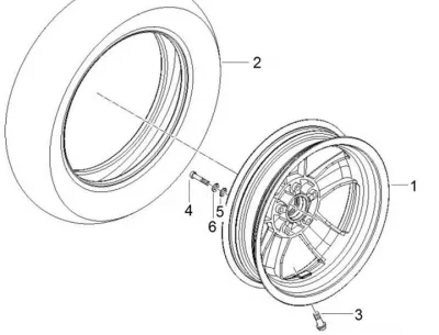 Front wheel