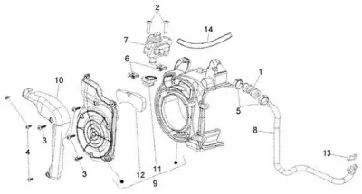 Scatola aria secondaria