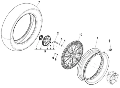 Ruota anteriore