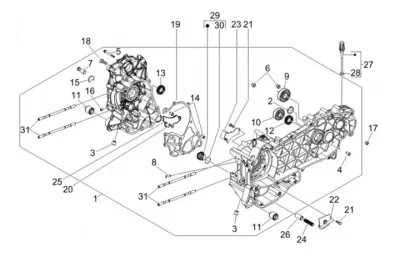 Engine casing
