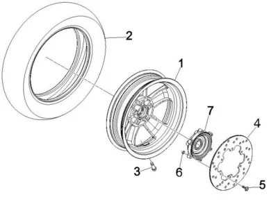Rear wheel