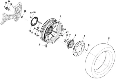 Rear wheel