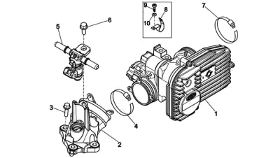 Throttle housing