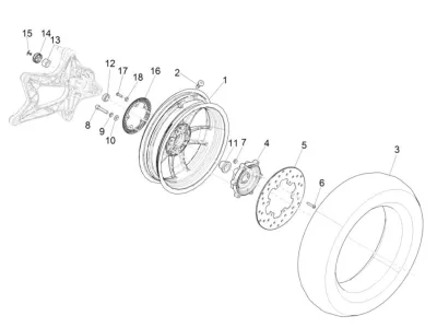 Rear wheel