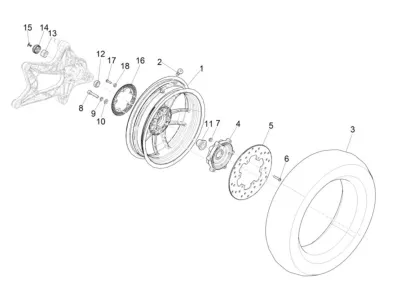 Rear wheel