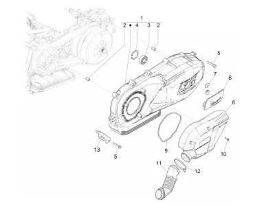 Couvercle carter moteur