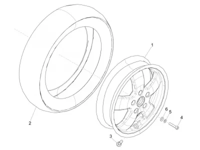 Roue avant
