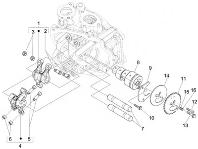Rocker arm - camshaft