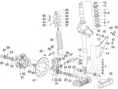 Fork - steering set