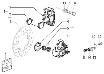 Front brake caliper
