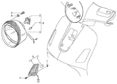 Headlight - indicator
