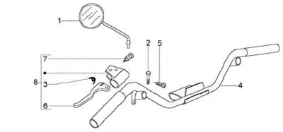 Handlebar - clutch grip