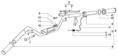 Brake master cylinder right