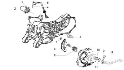 Starter motor - kickstarter