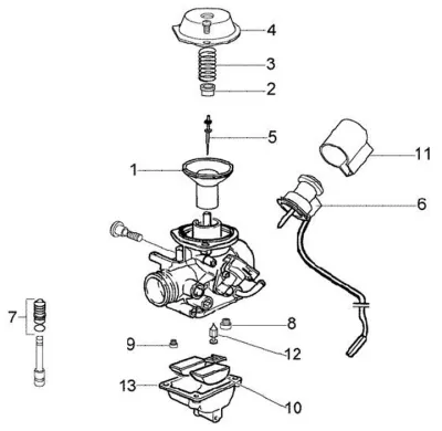 Carburettor parts