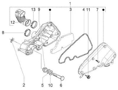 Air intake filter