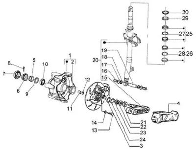 Fork - steering set