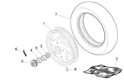Rear wheel