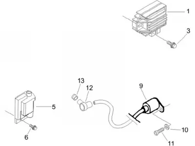 Regulator - control device - high tension coil