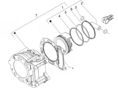 Cylinder - piston