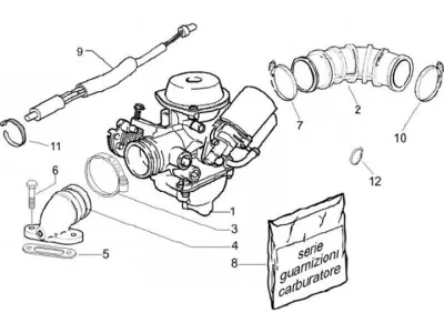 Carburettor - intake manifold