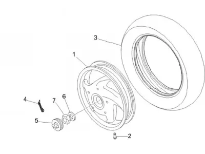 Rear wheel