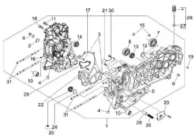 Engine casing