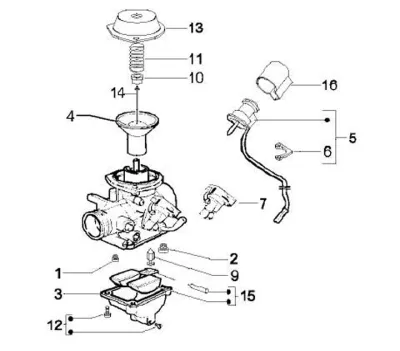 Carburettor parts
