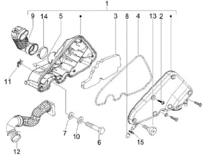 Air intake filter