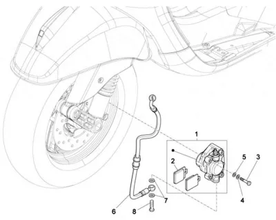 Front brake system