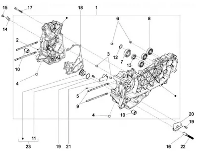 Engine casing