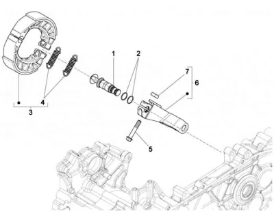 Rear brake shoes