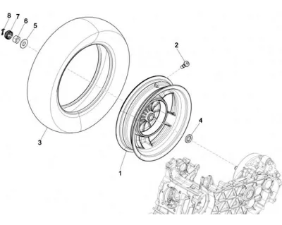 Rear wheel