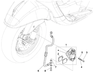 Front brake system