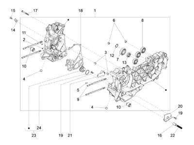 Engine casing