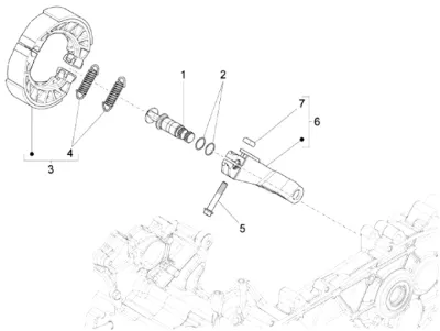 Rear brake shoes