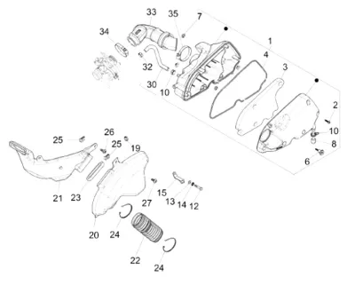 Air intake filter